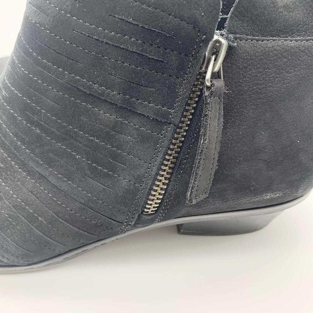 PAUL GREEN Malibu Nubuck Sliced Double Zip Booties - Picture 8 of 14